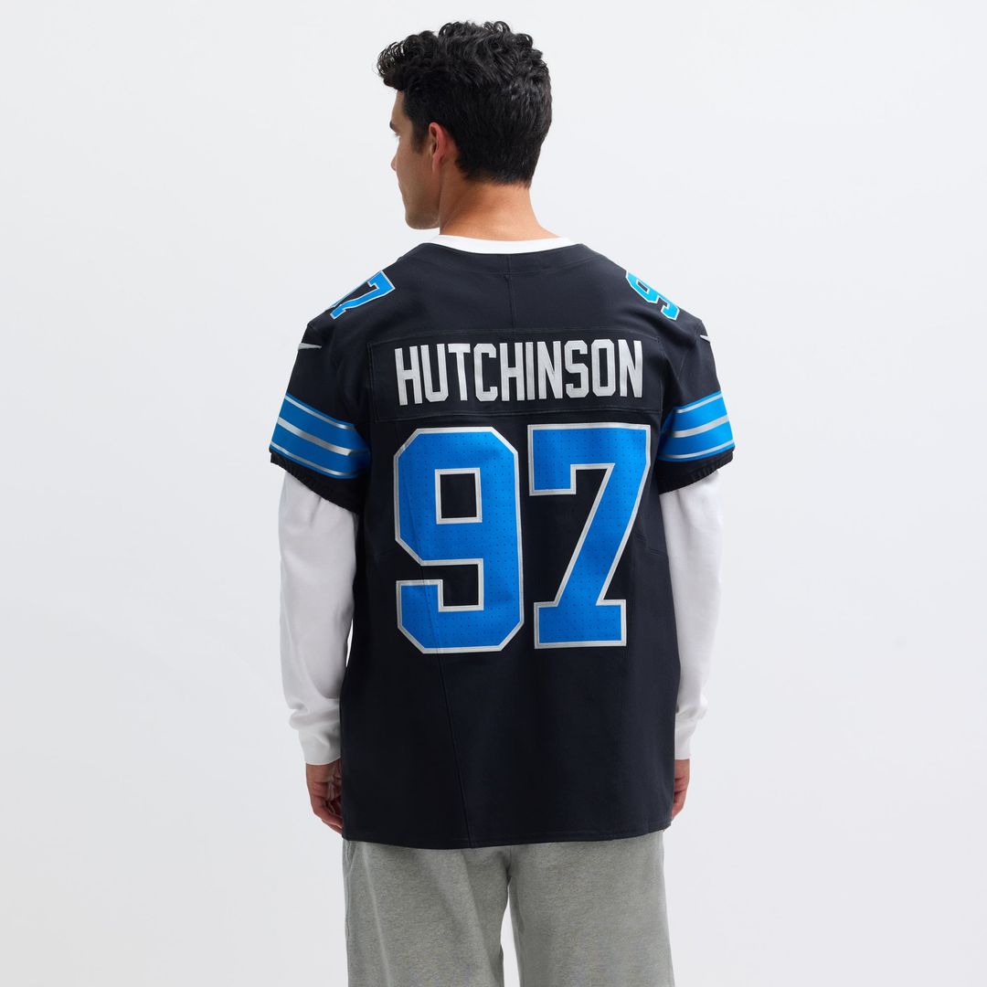 Aidan Hutchinson Detroit Lions Alternate Elite Jersey - Black
