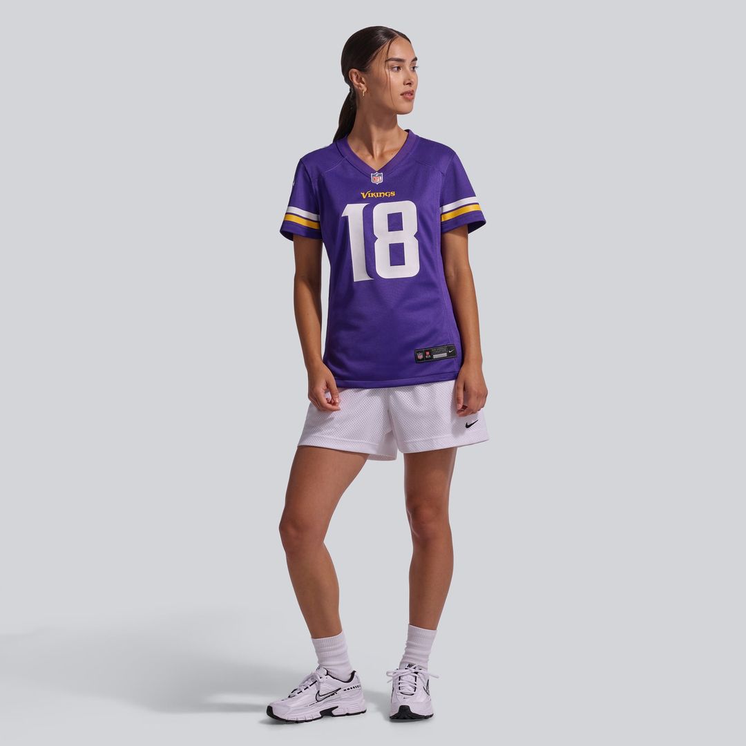Justin Jefferson Minnesota Vikings Women's Jersey - Purple
