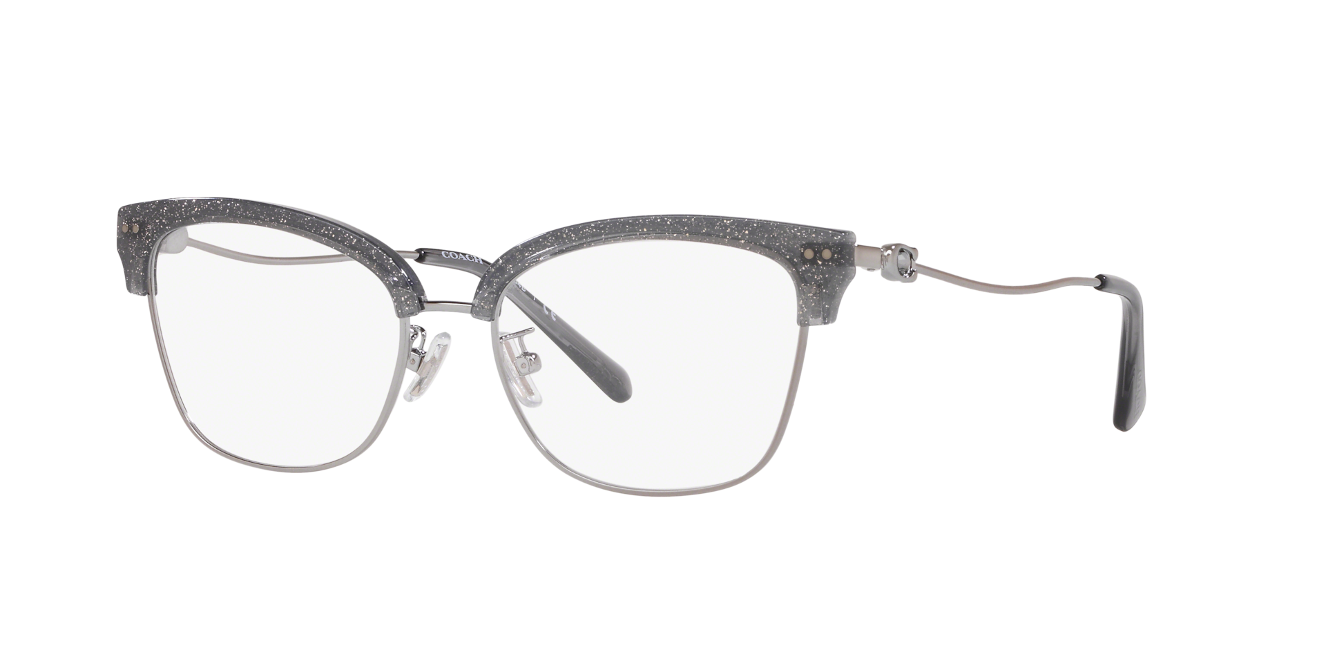 Coach HC5104B Square Eyeglasses - Brown Light Gold