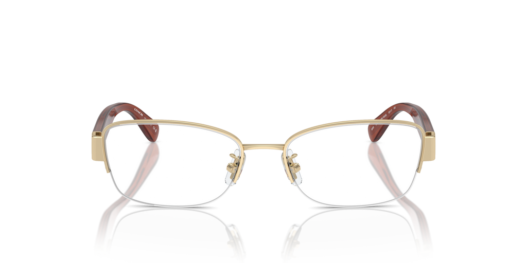 Coach HC5168 Rectangle Eyeglasses - Shiny Light Gold