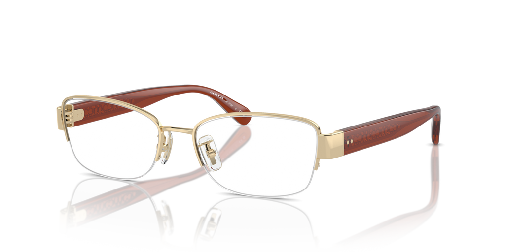 Coach HC5168 Rectangle Eyeglasses - Shiny Light Gold