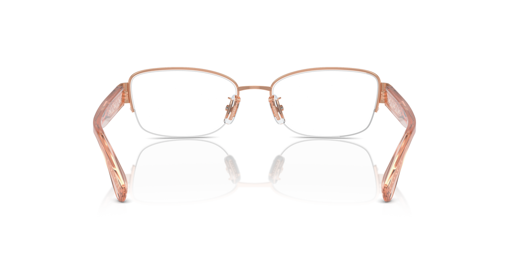 Coach HC5168 Rectangle Eyeglasses - Shiny Rose Gold