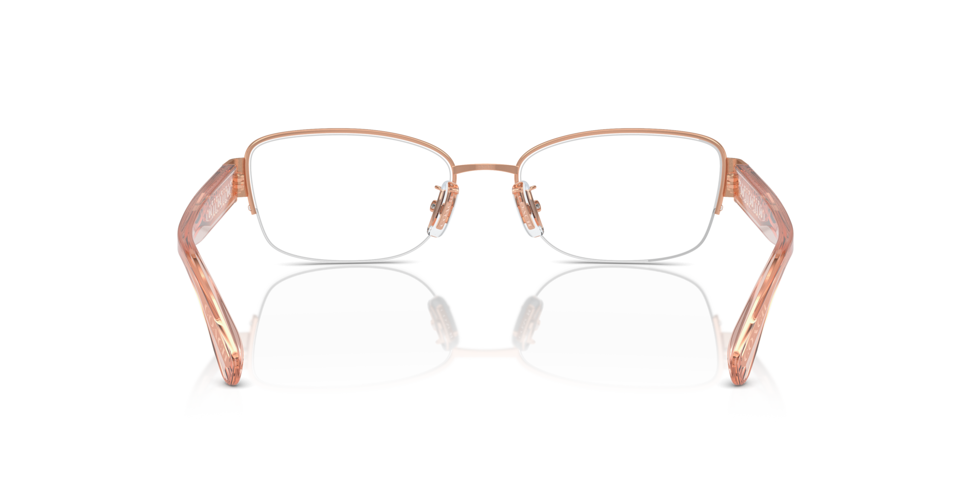 Coach HC5168 Rectangle Eyeglasses - Shiny Rose Gold