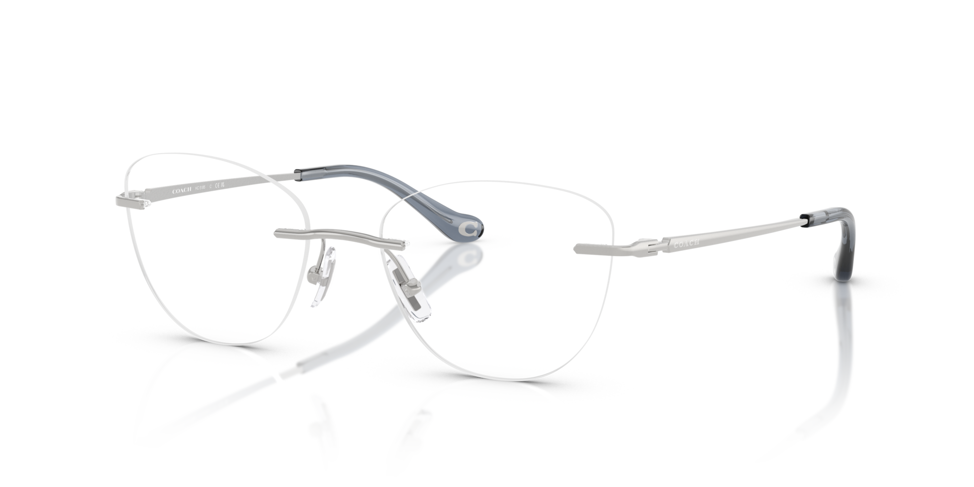 Coach HC5185 Cat Eye Eyeglasses - Shiny Rose Gold