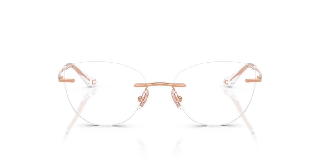 Coach HC5185 Cat Eye Eyeglasses - Shiny Silver