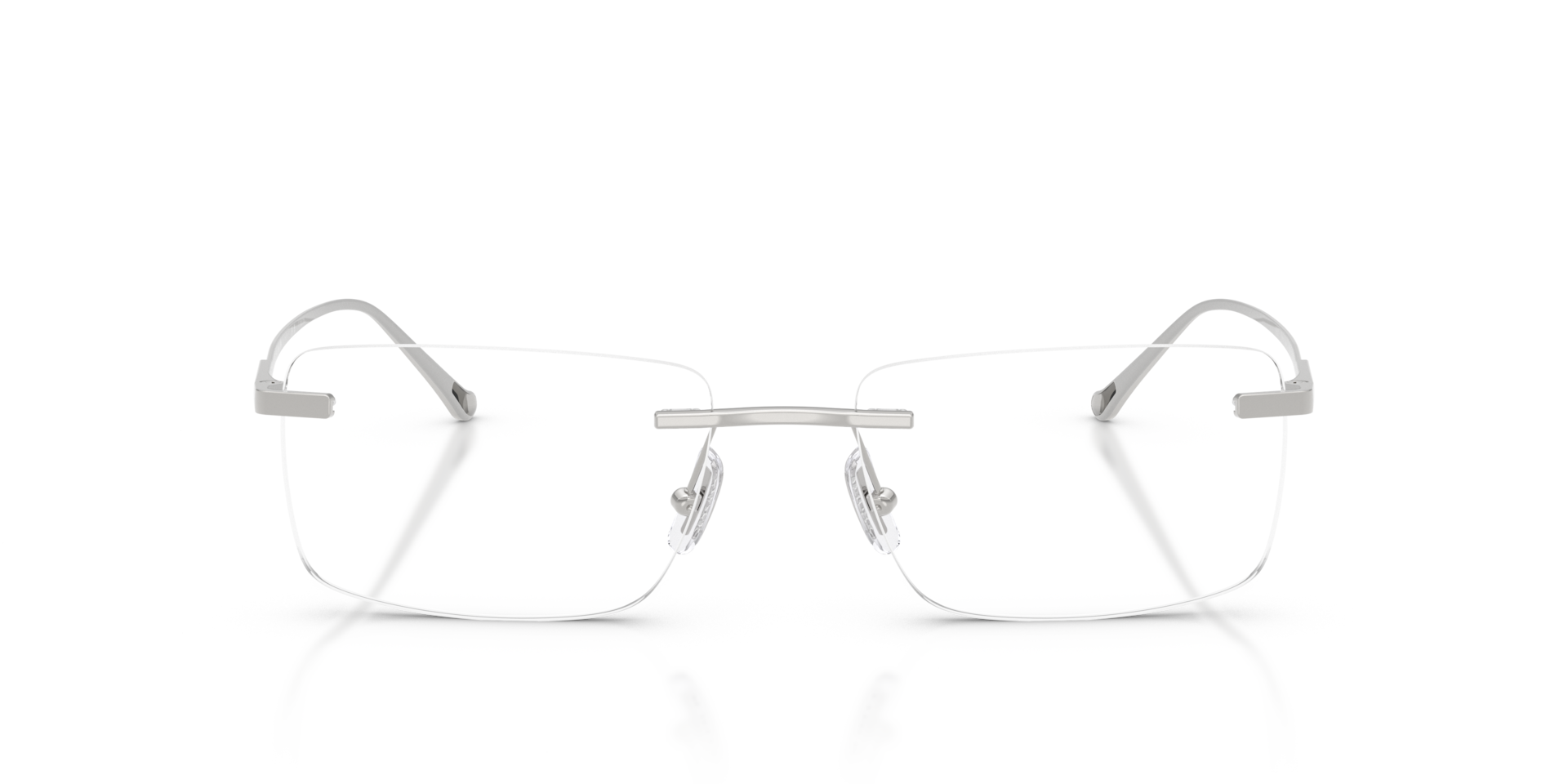 Coach HC5196TD Rectangle Eyeglasses - Shiny Silver