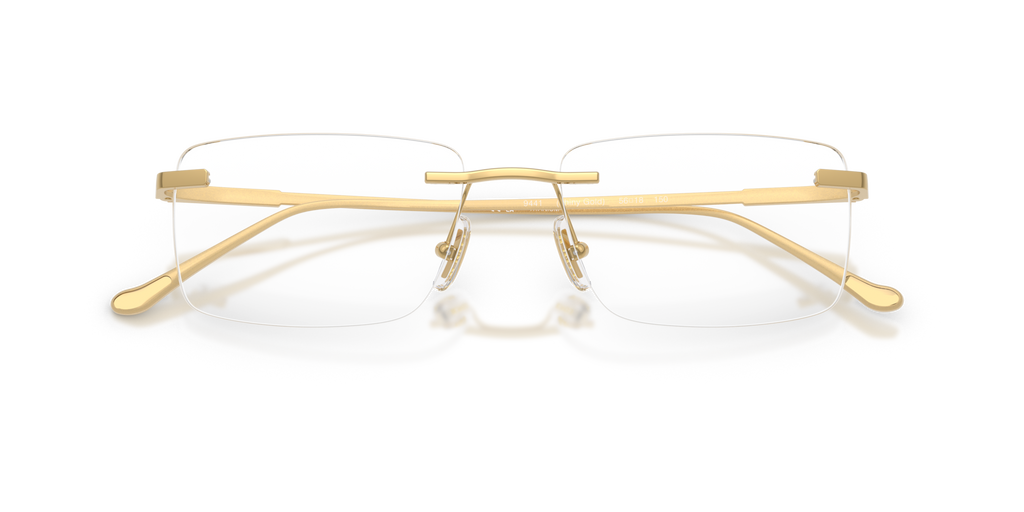 Coach HC5196TD Rectangle Eyeglasses - Shiny Gold