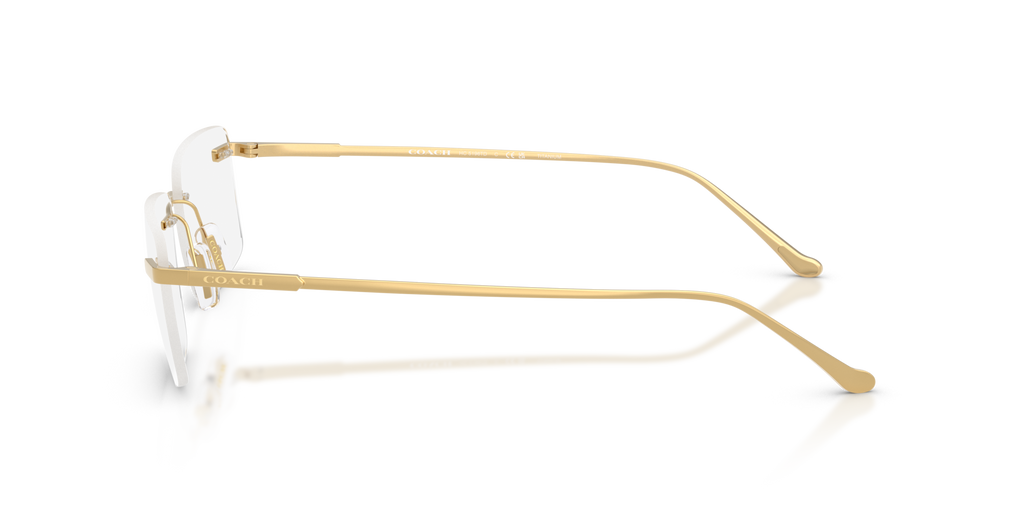 Coach HC5196TD Rectangle Eyeglasses - Shiny Gold
