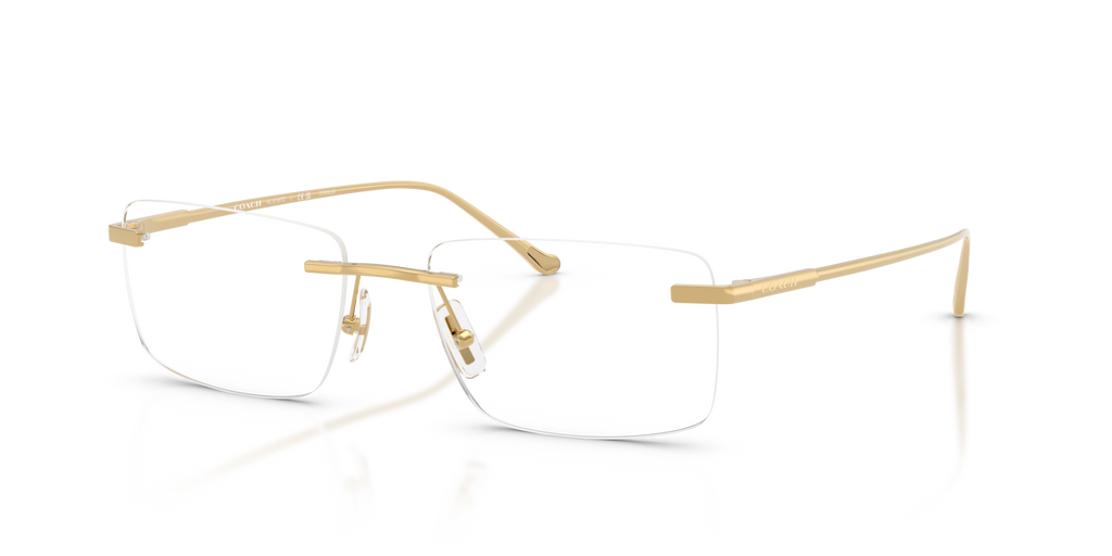 Coach HC5196TD Rectangle Eyeglasses - Shiny Gold