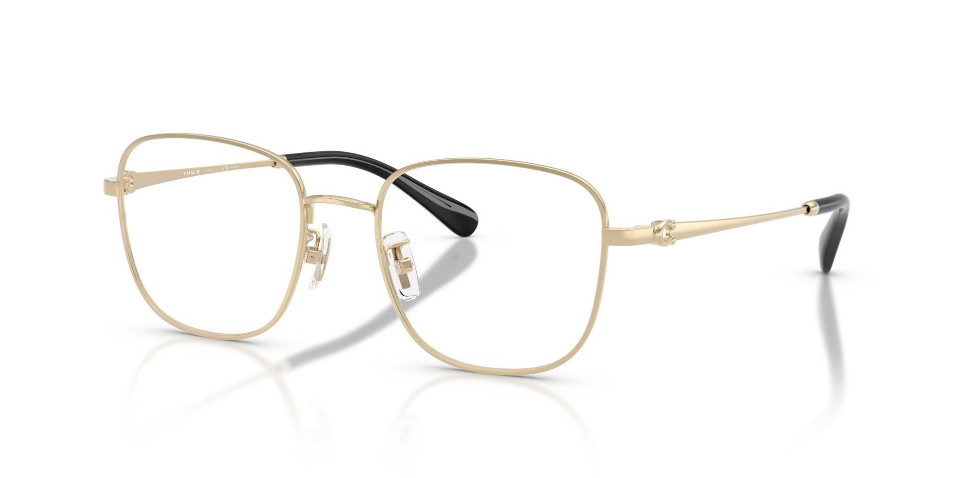 Coach HC5198TD Square Eyeglasses - Shiny Rose Gold
