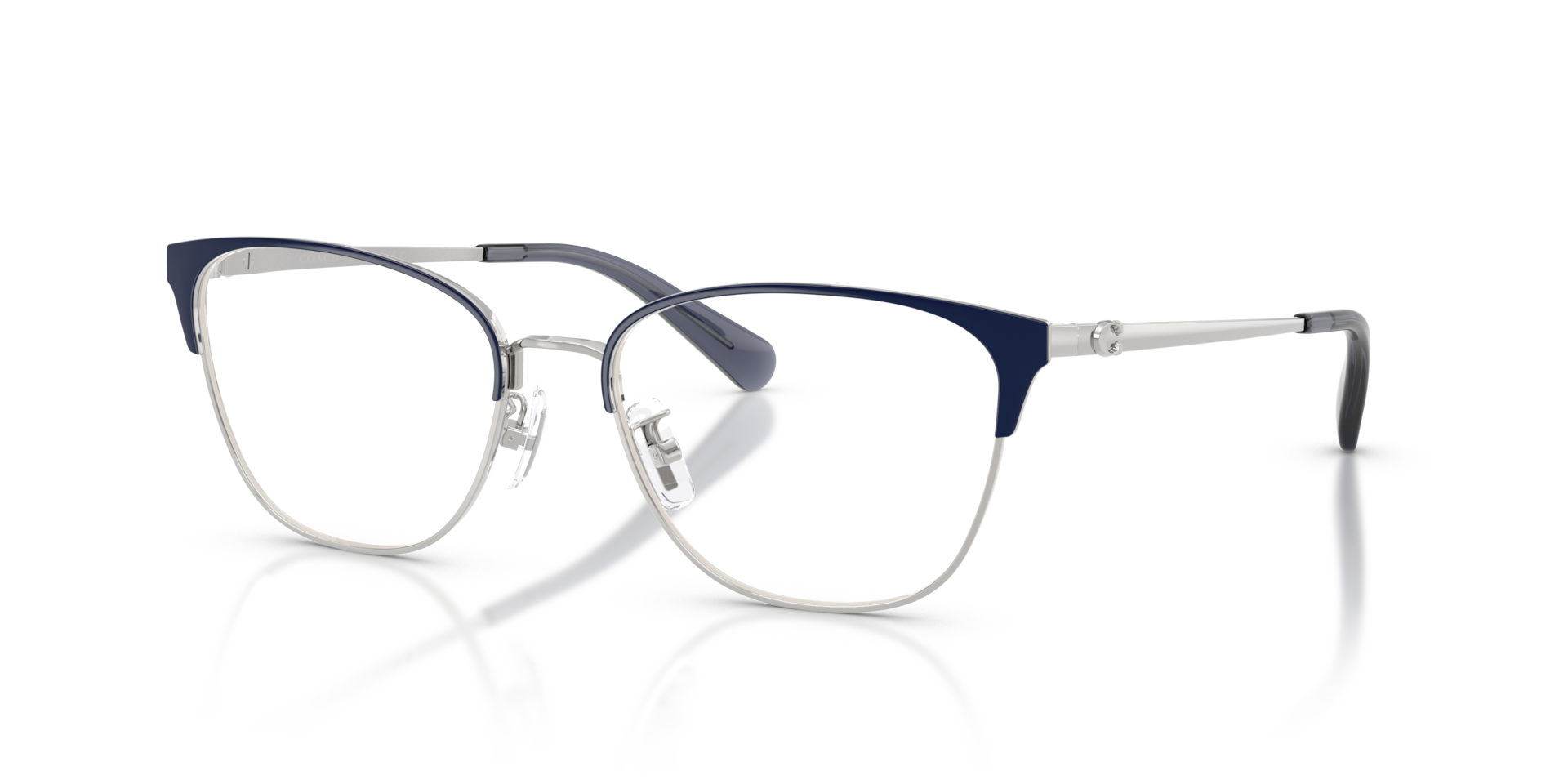 Coach HC5202 Cat Eye Eyeglasses - Silver Blue