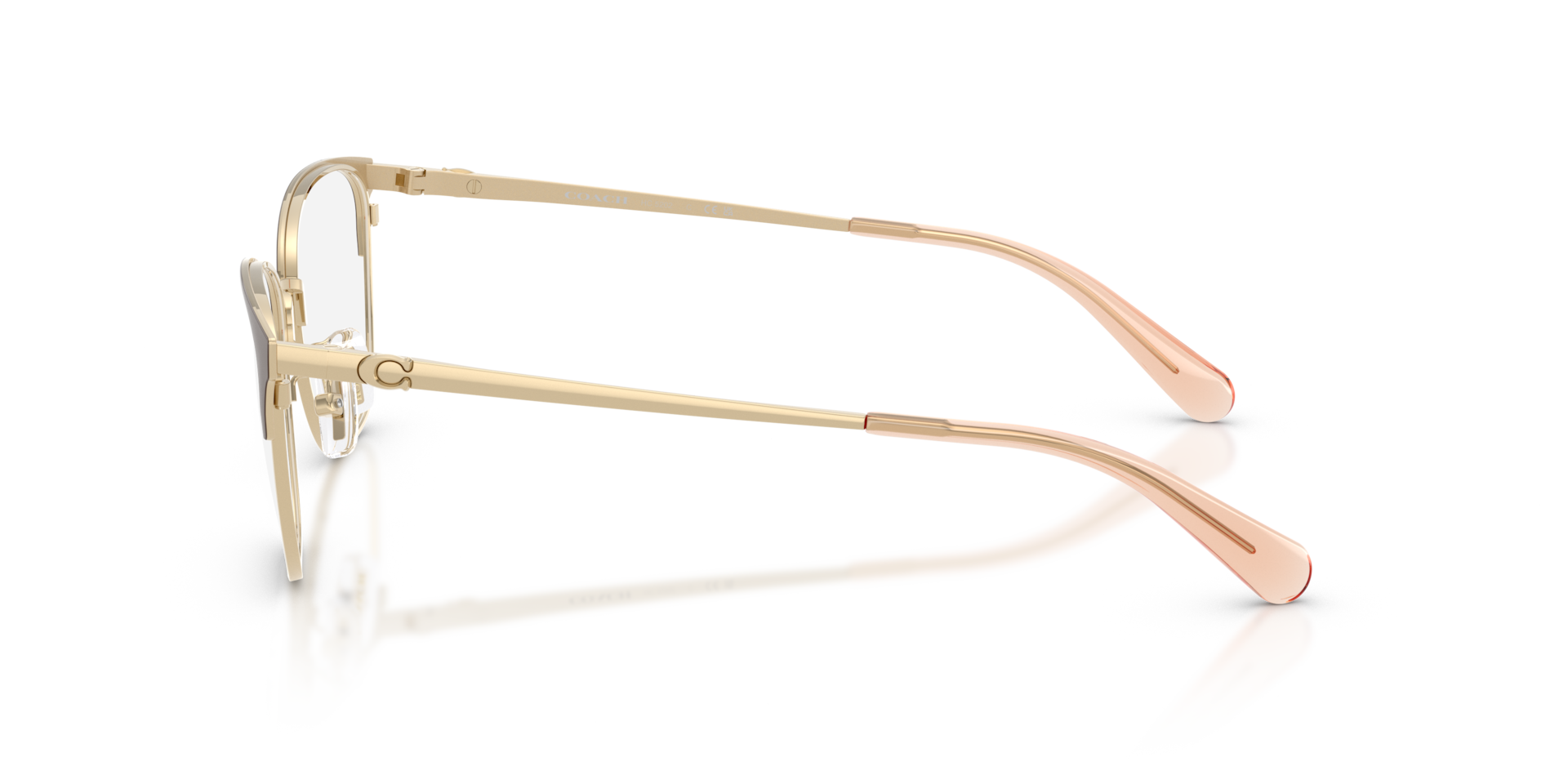 Coach HC5202 Cat Eye Eyeglasses - Light Gold Brown