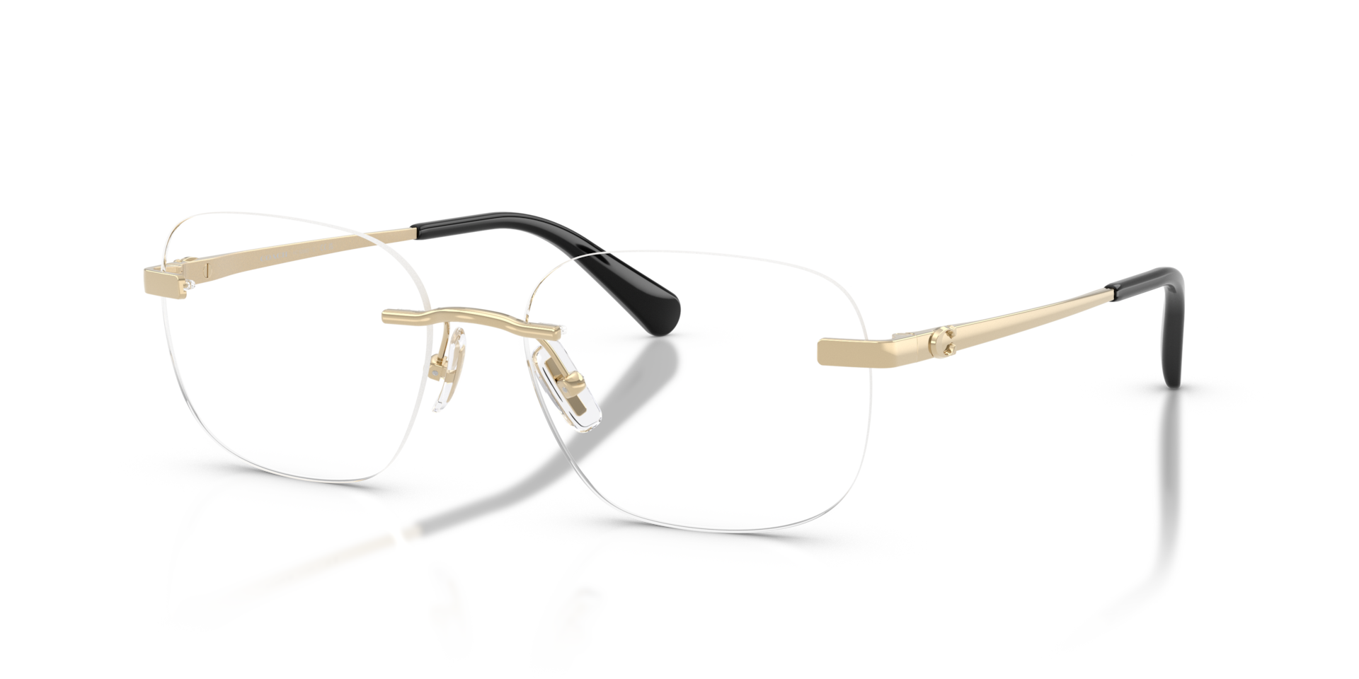 Coach HC5206D Geometric Eyeglasses - Shiny Light Gold