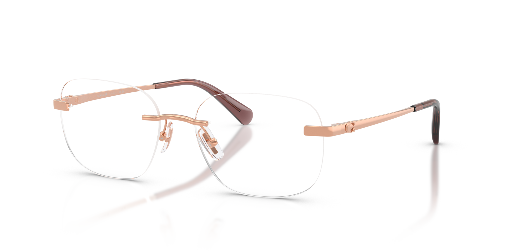 Coach HC5206D Geometric Eyeglasses - Shiny Light Gold