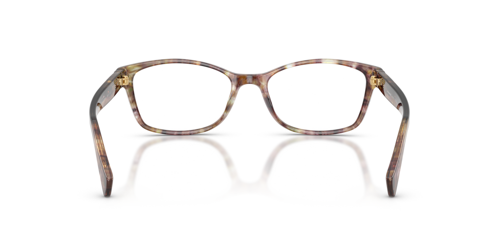 Coach HC6065 Rectangle Eyeglasses - Purple Confetti Tortoise