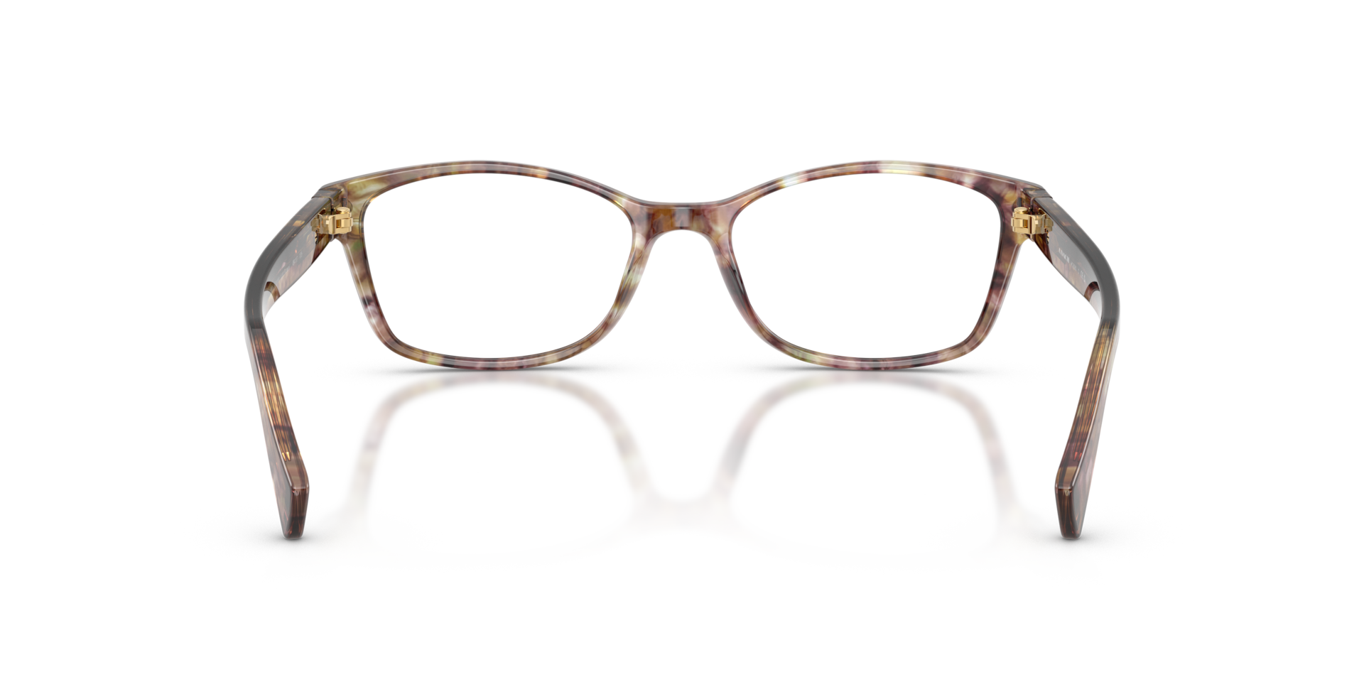 Coach HC6065 Rectangle Eyeglasses - Purple Confetti Tortoise