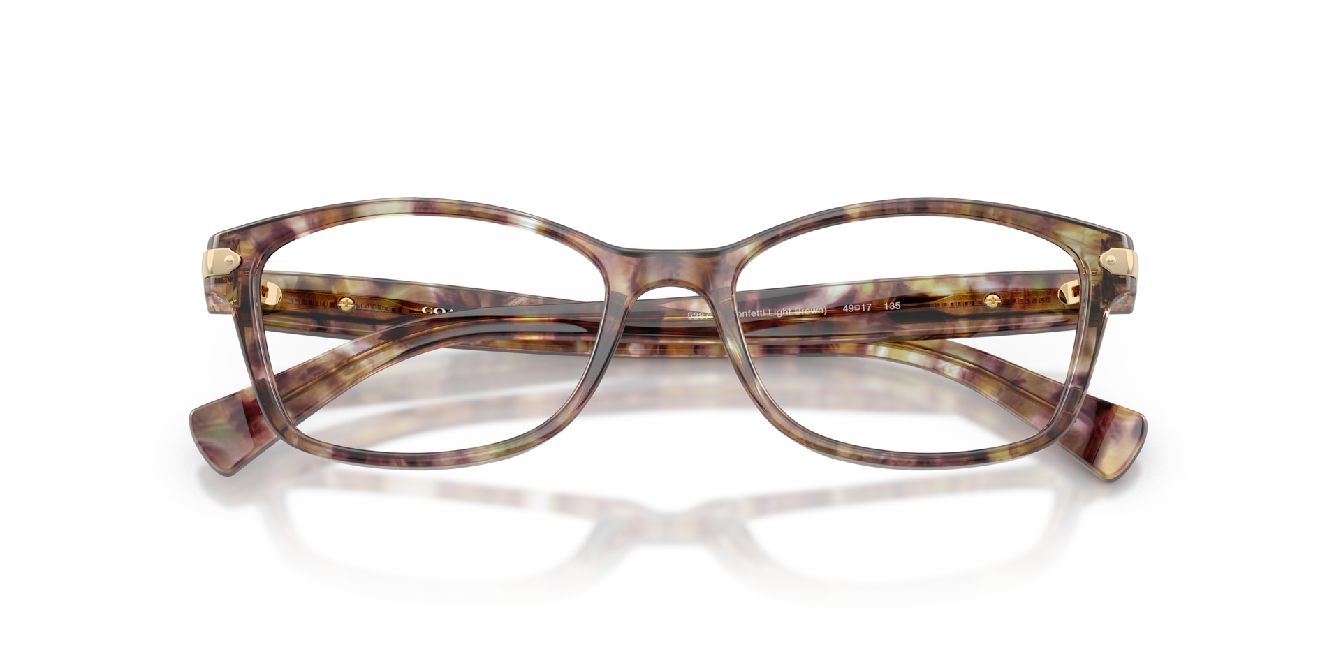 Coach HC6065 Rectangle Eyeglasses - Dark Tortoise