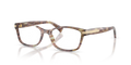 Coach HC6065 Rectangle Eyeglasses - Light Brown Confetti Tortoise