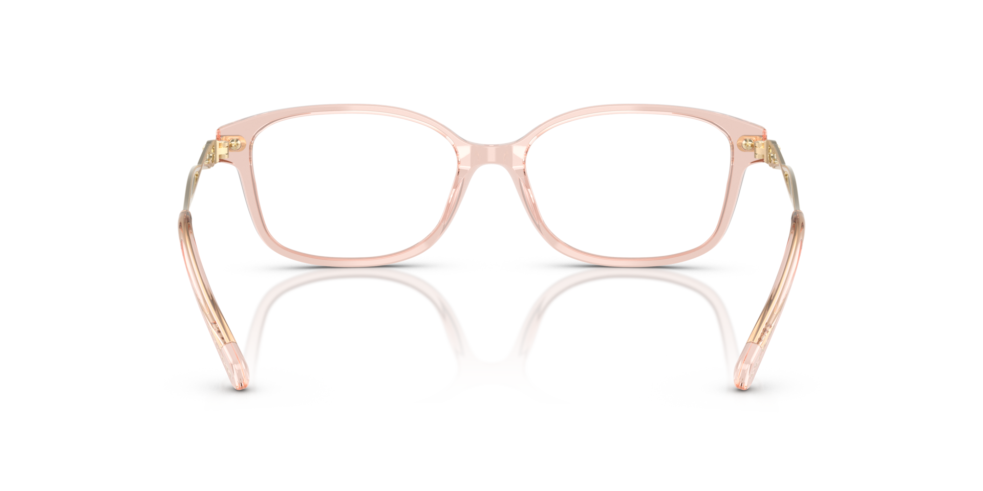 Coach HC6172 Rectangle Eyeglasses - Transparent Dusty Rose
