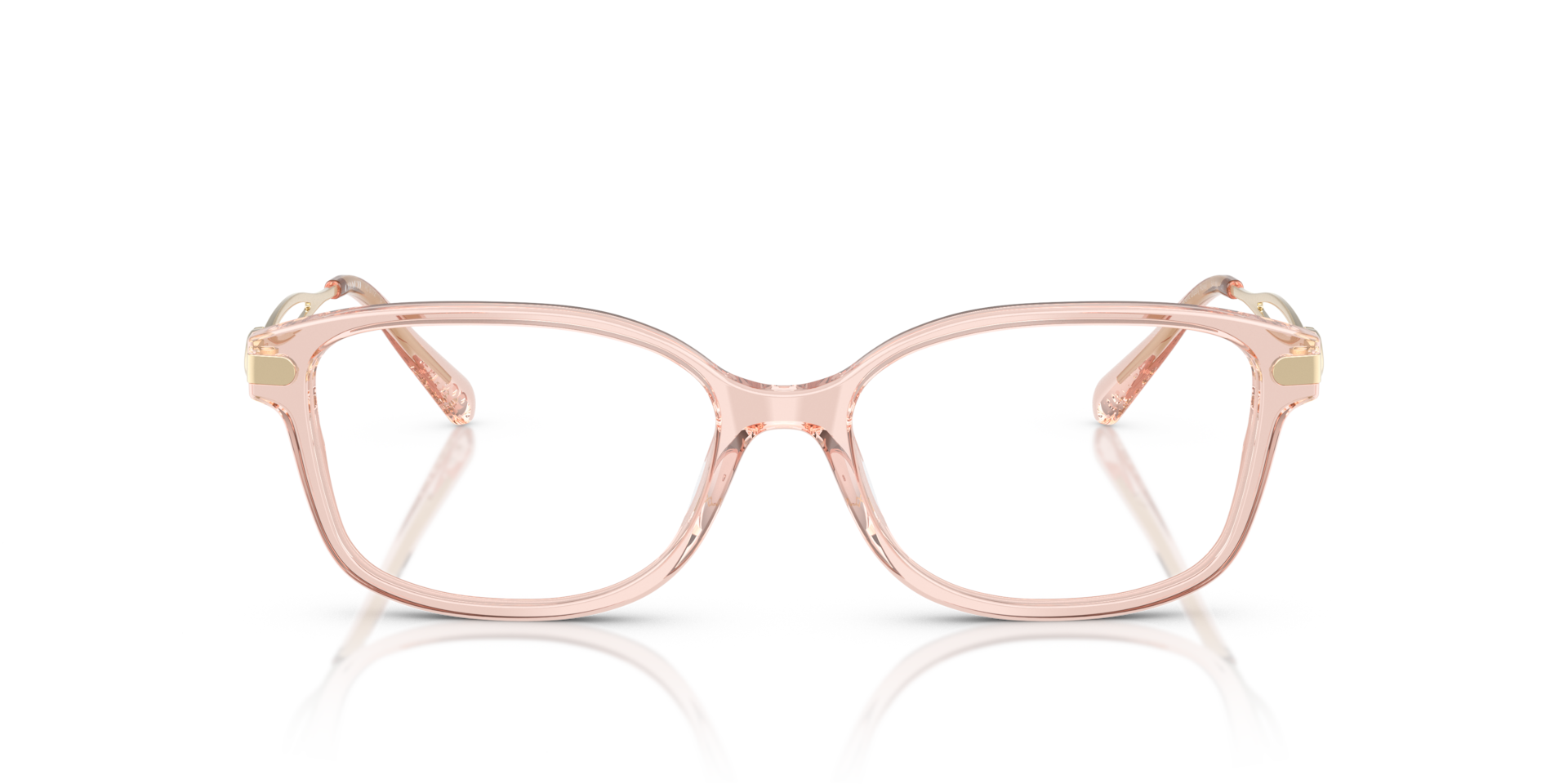 Coach HC6172 Rectangle Eyeglasses - Transparent Dusty Rose