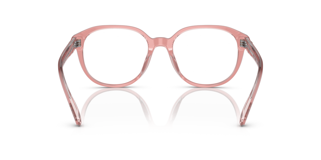 Coach HC6209U Round Eyeglasses - Milky Pink Transparent Pink
