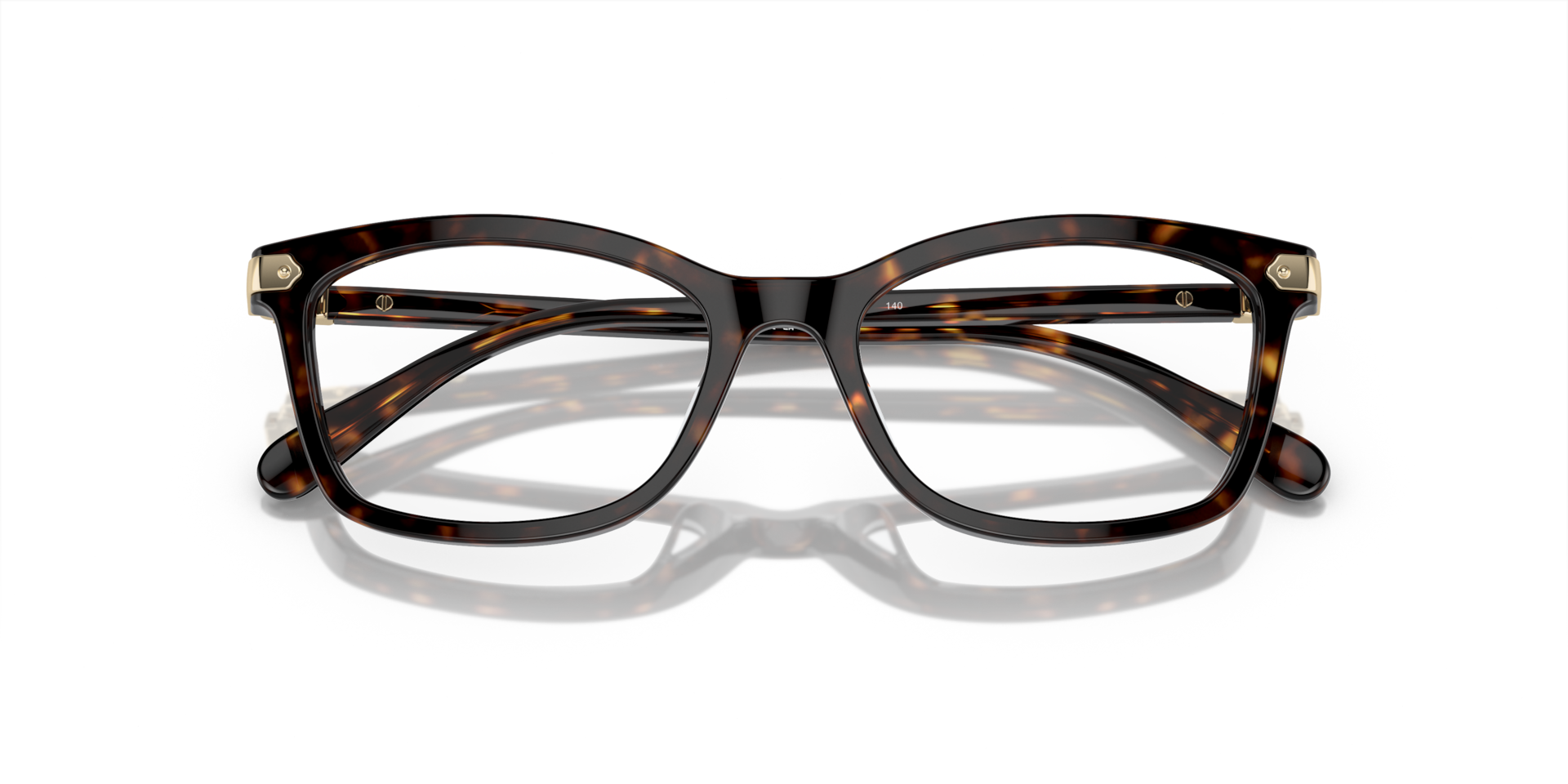 Coach HC6219U Rectangle Eyeglasses - Rose Pearl Tortoise