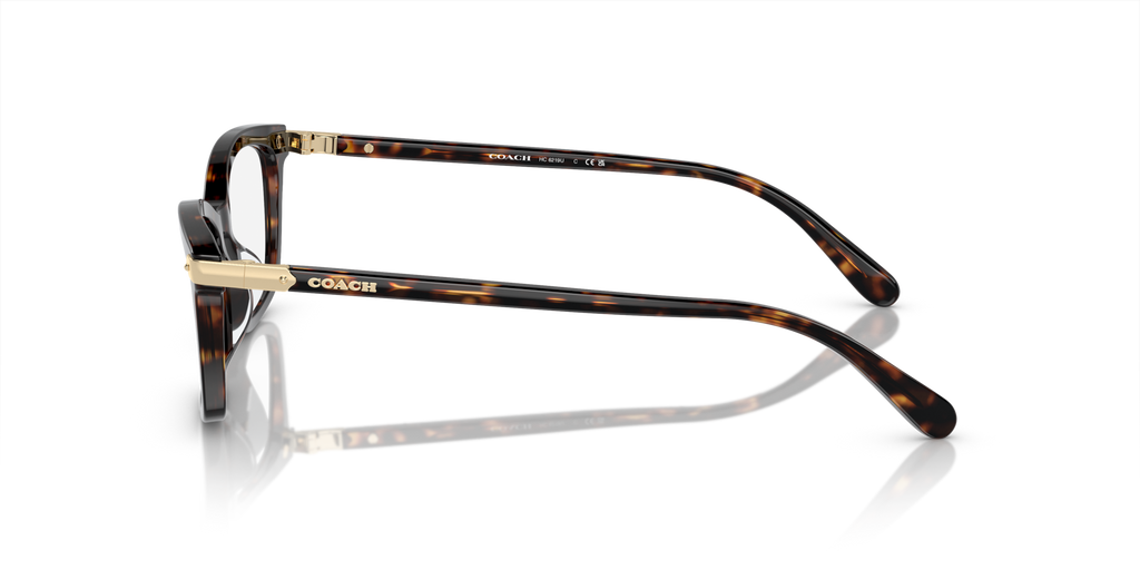 Coach HC6219U Rectangle Eyeglasses - Dark Tortoise