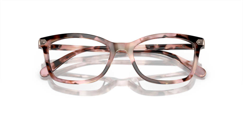 Coach HC6219U Rectangle Eyeglasses - Rose Pearl Tortoise