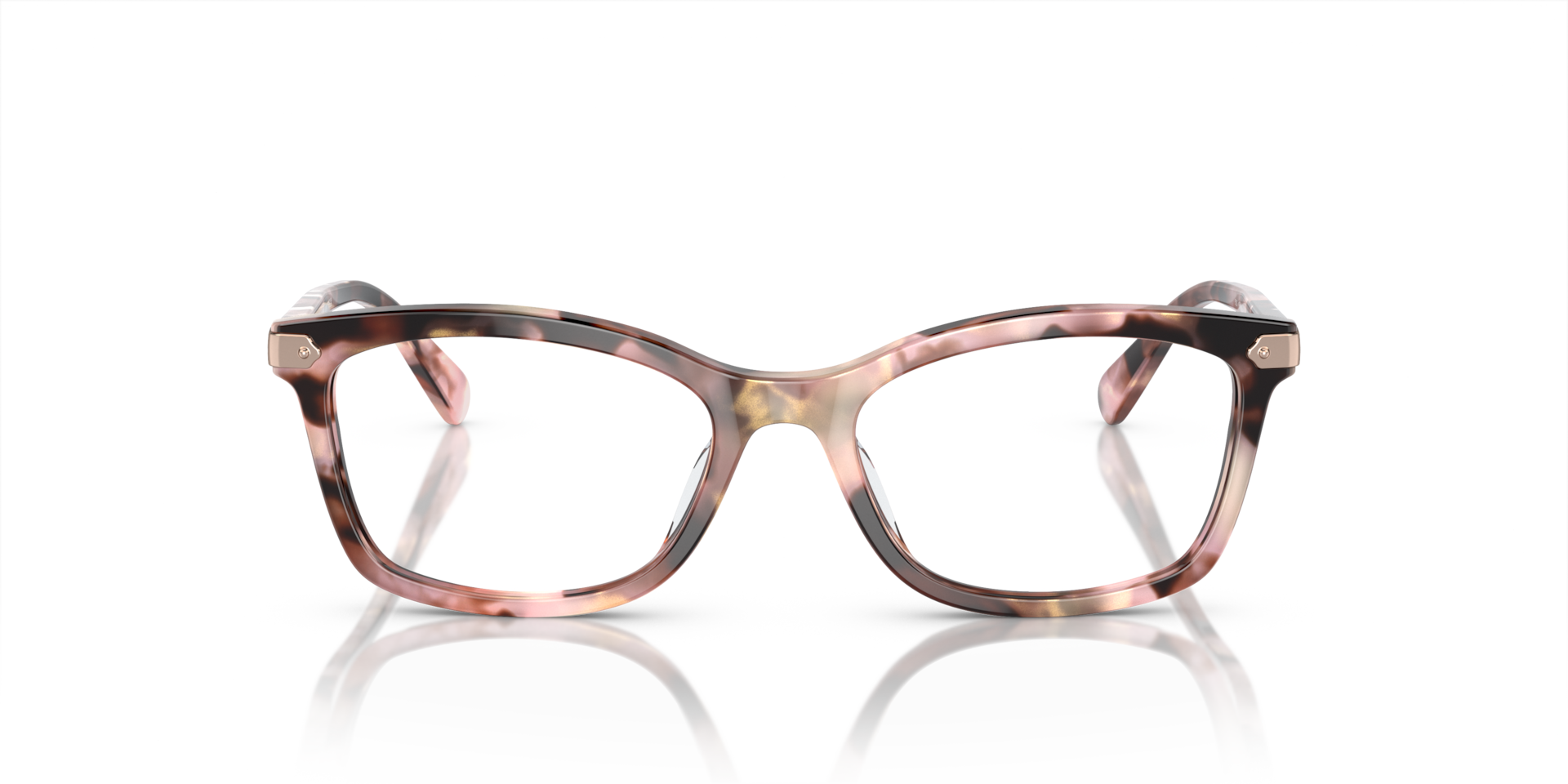 Coach HC6219U Rectangle Eyeglasses - Seaglass Tortoise