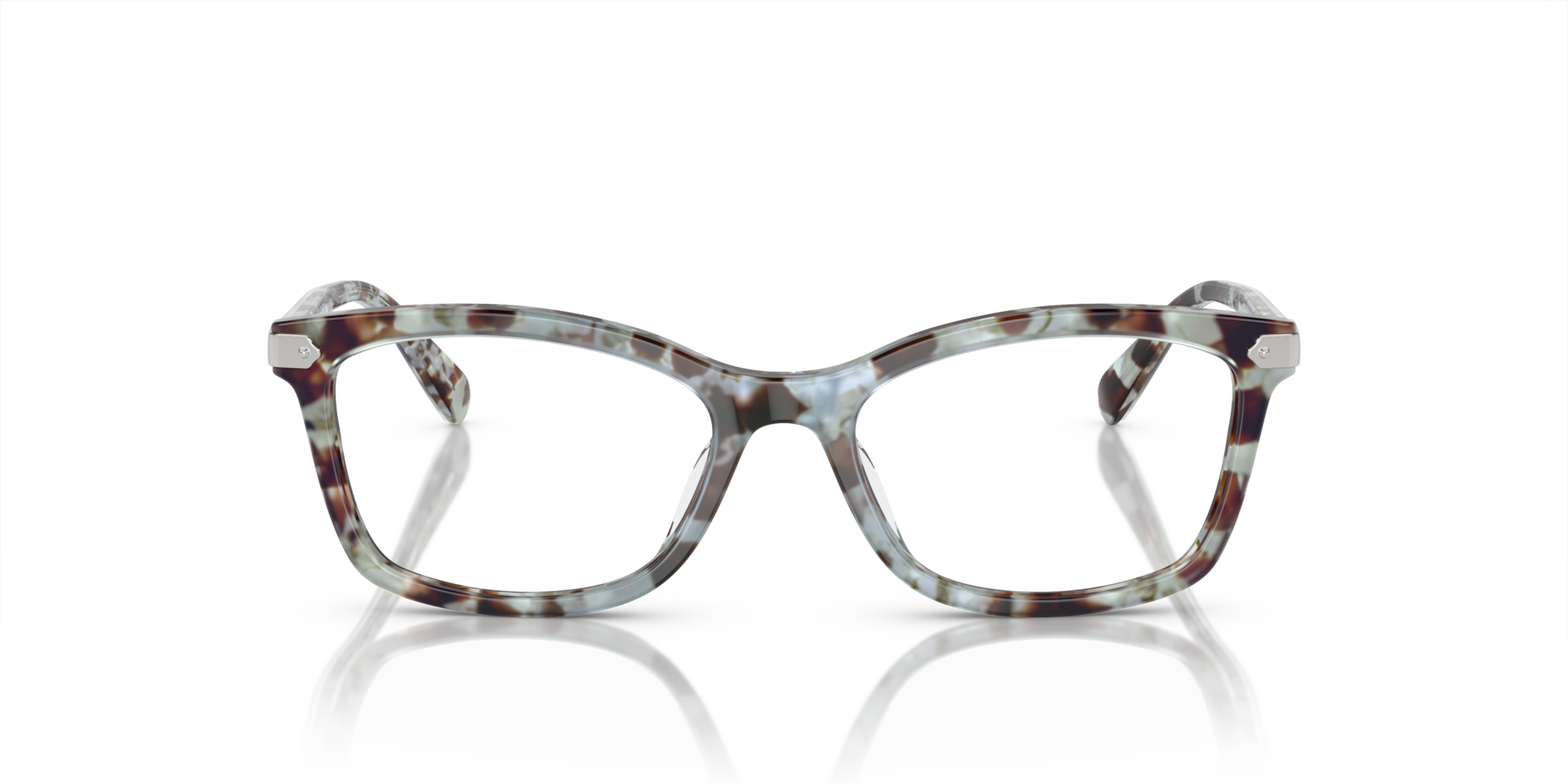 Coach HC6219U Rectangle Eyeglasses - Seaglass Tortoise