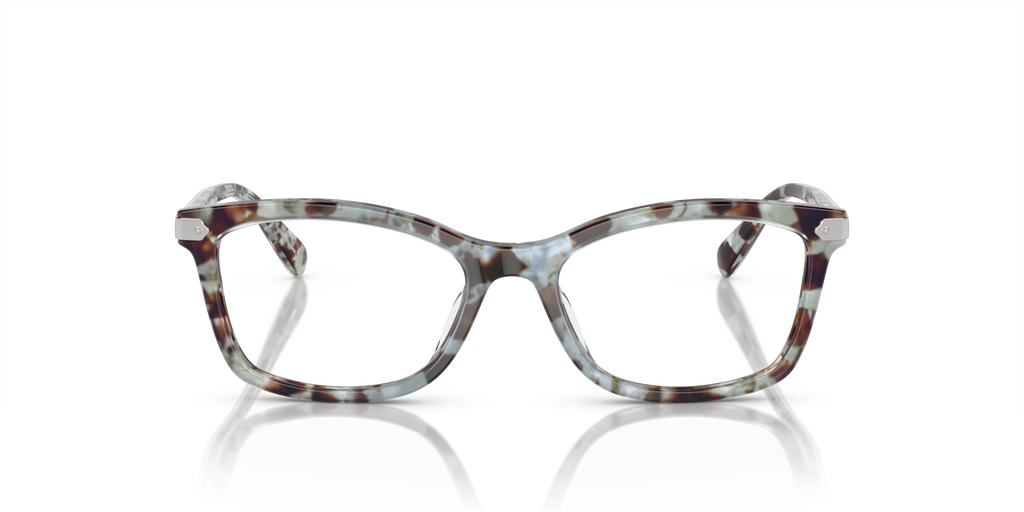 Coach HC6219U Rectangle Eyeglasses - Seaglass Tortoise