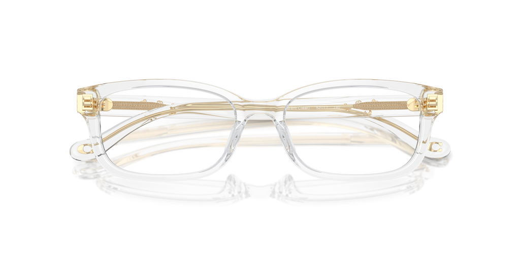 Coach HC6233U Rectangle Eyeglasses - Transparent Clear