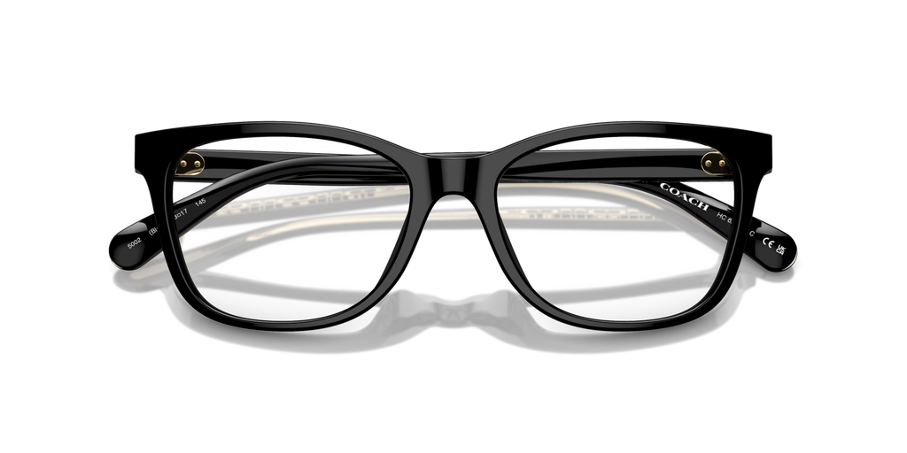 Coach HC6235U Square Eyeglasses - Black