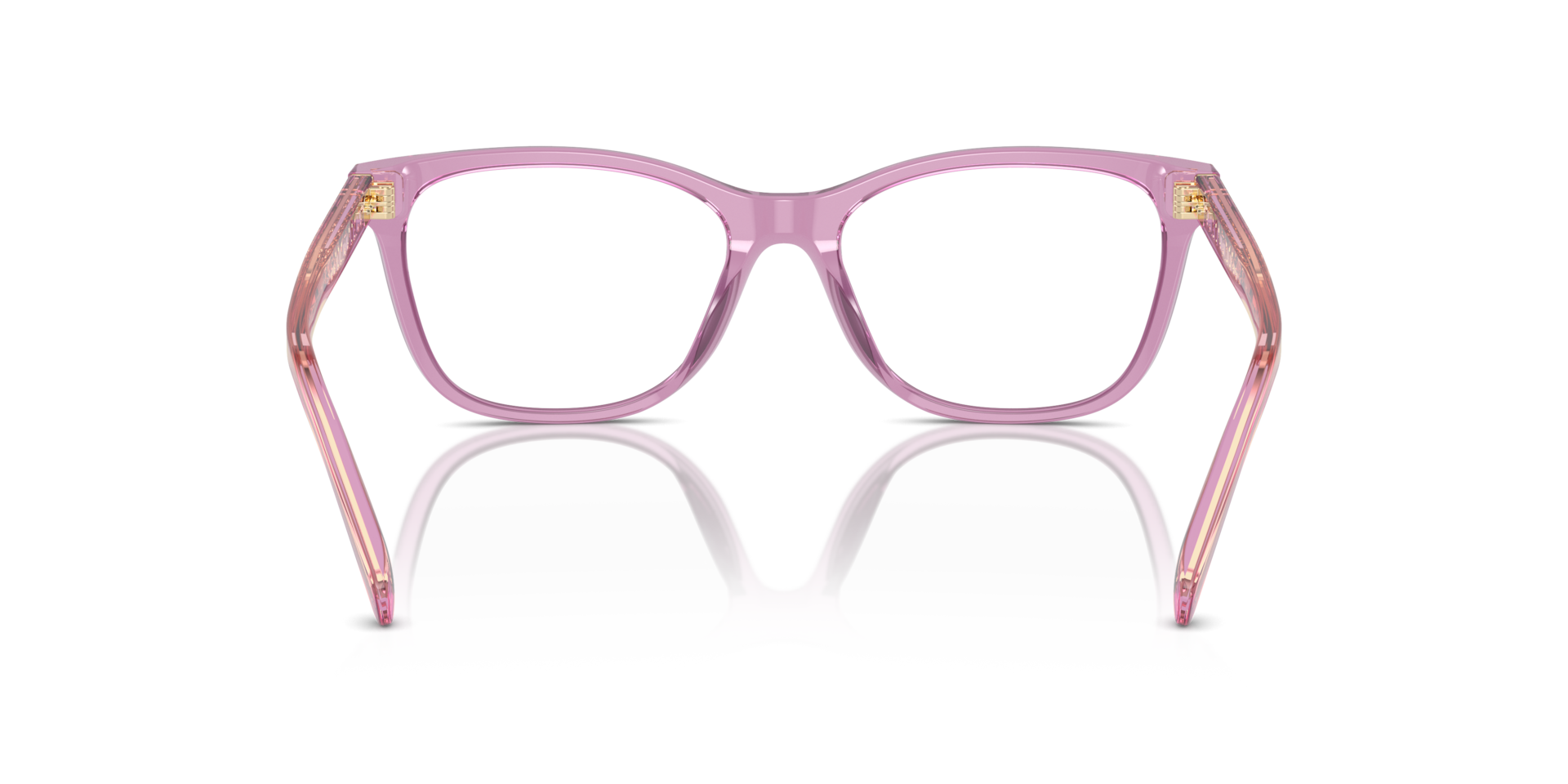 Coach HC6235U Square Eyeglasses - Transparent Amethyst