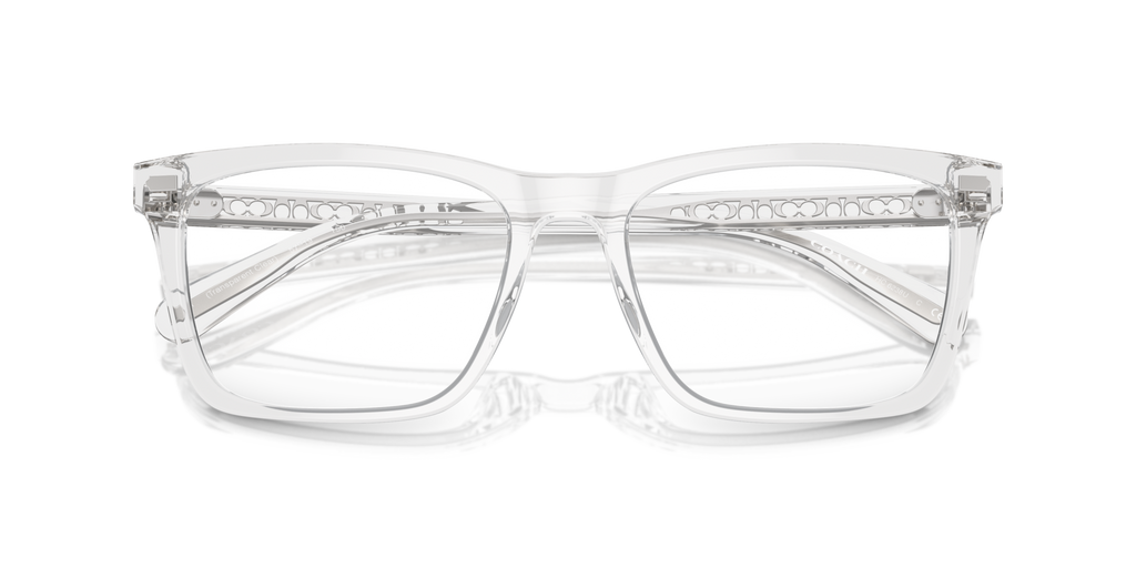 Coach HC6238U Square Eyeglasses - Transparent Pecan