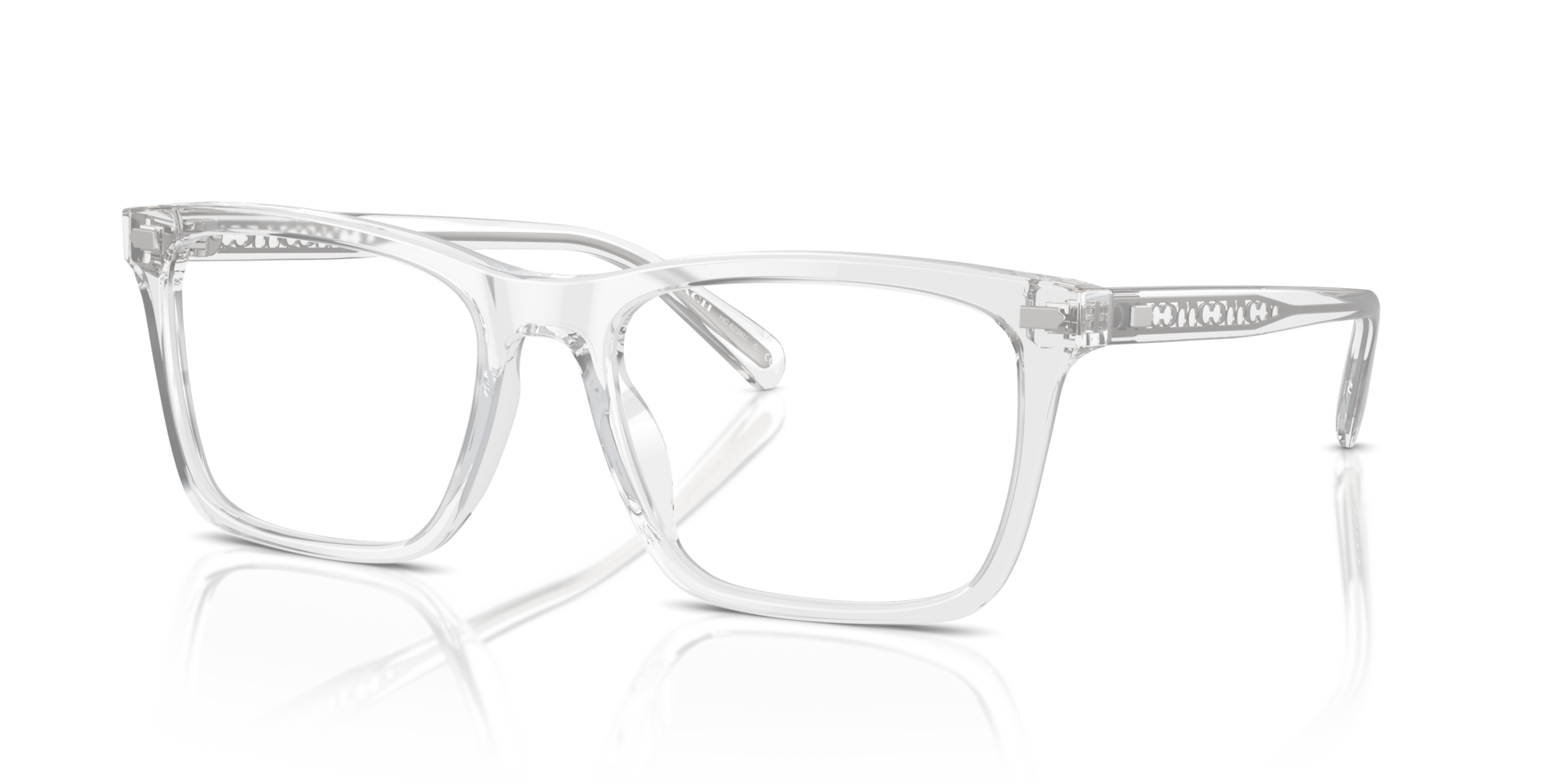 Coach HC6238U Square Eyeglasses - Transparent Clear