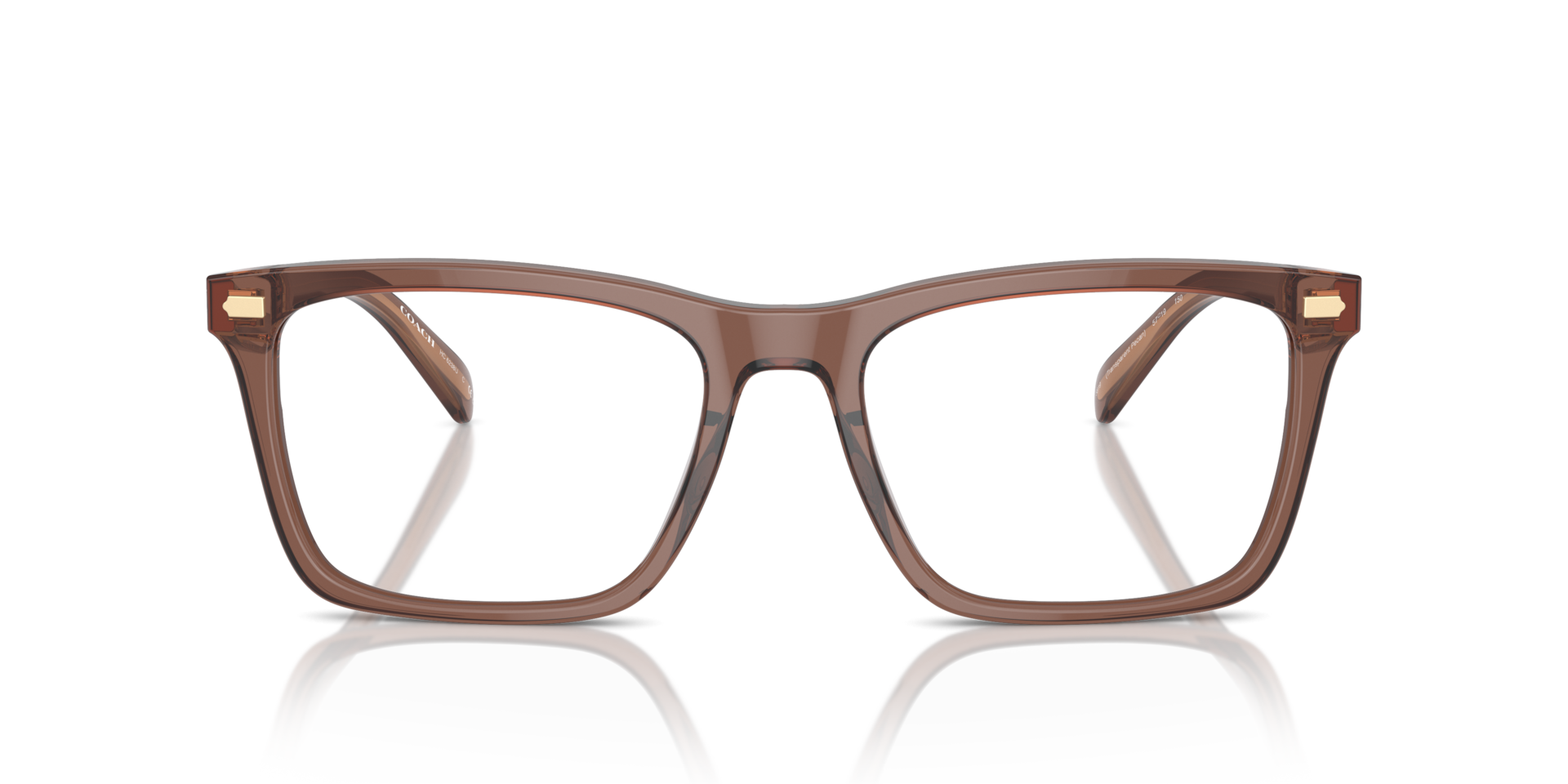 Coach HC6238U Square Eyeglasses - Transparent Clear