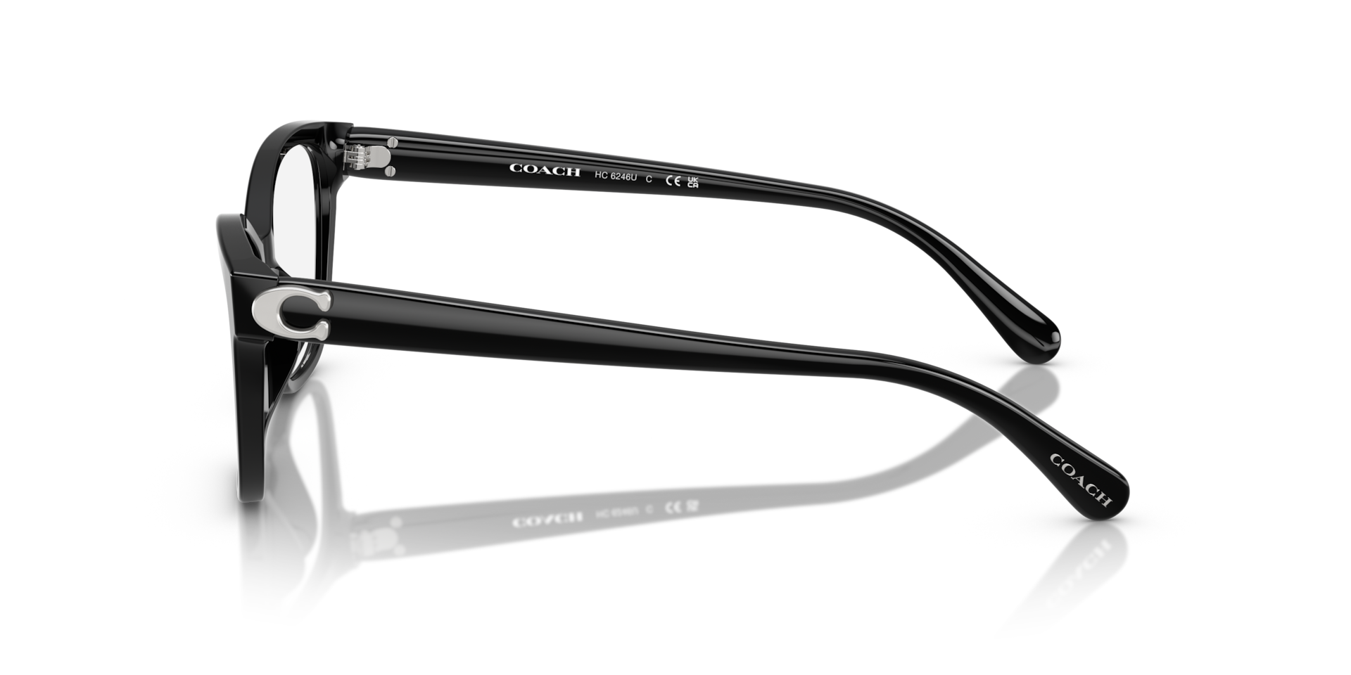 Coach HC6246U Butterfly Eyeglasses - Black