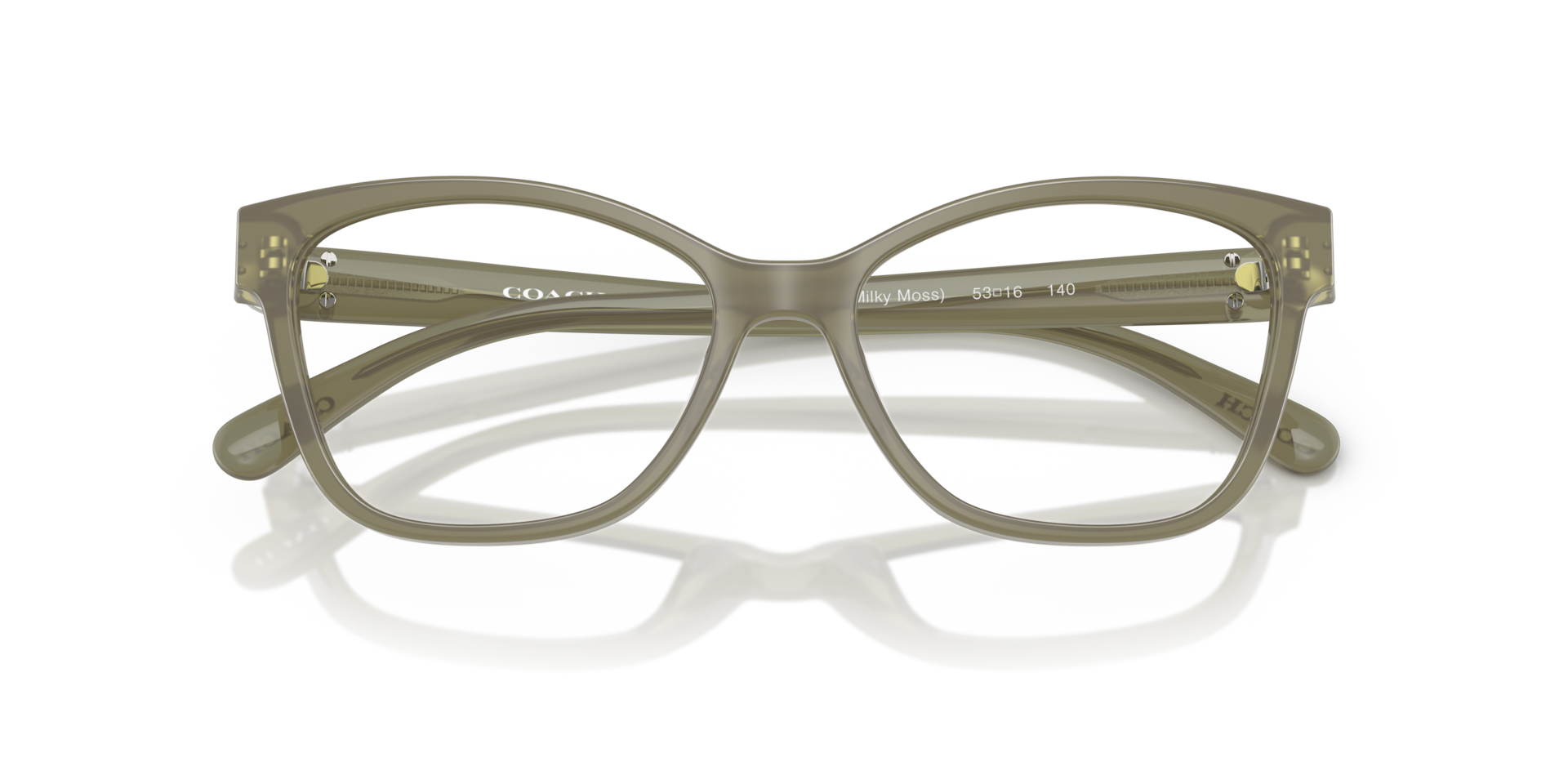Coach HC6246U Butterfly Eyeglasses - Milky Moss