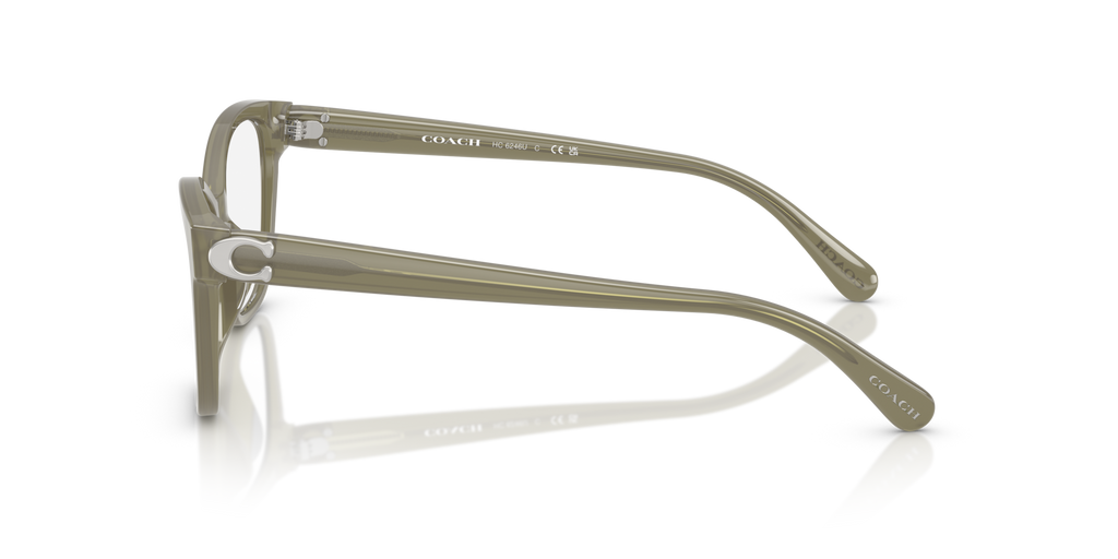 Coach HC6246U Butterfly Eyeglasses - Milky Moss