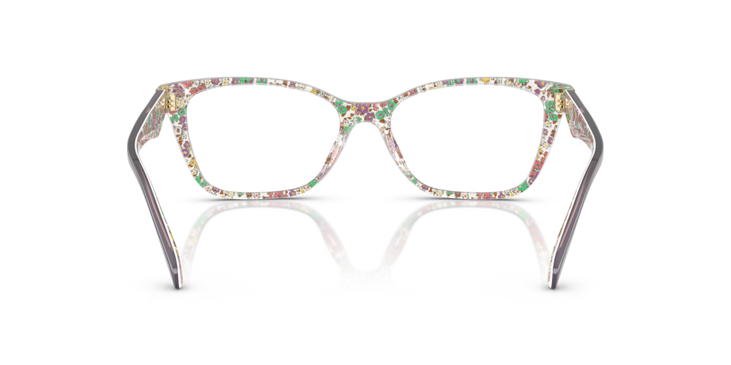 Coach HC6248U Cat Eye Eyeglasses - Milky Violet Floral Field