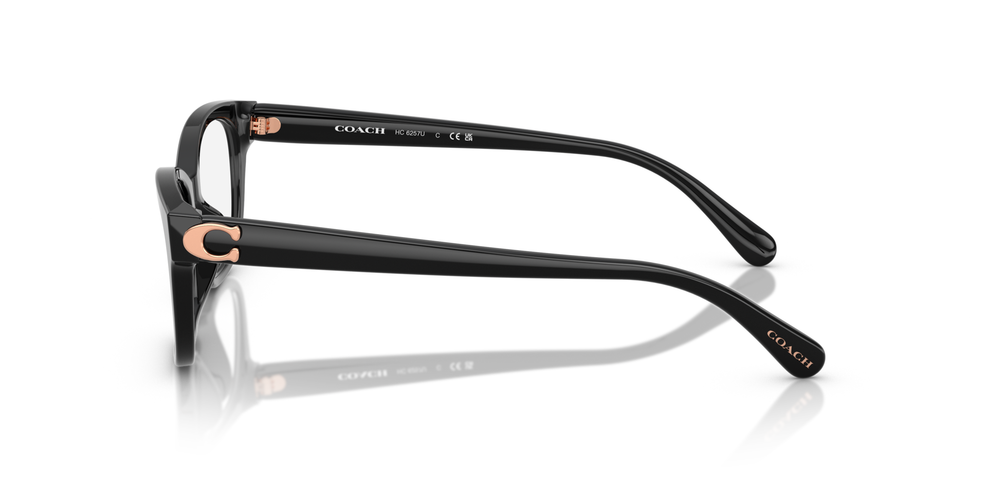 Coach HC6257U Square Eyeglasses - Black