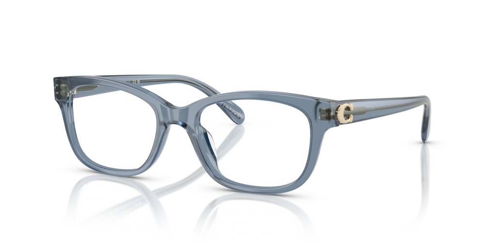 Coach HC6257U Square Eyeglasses - Milky Denim