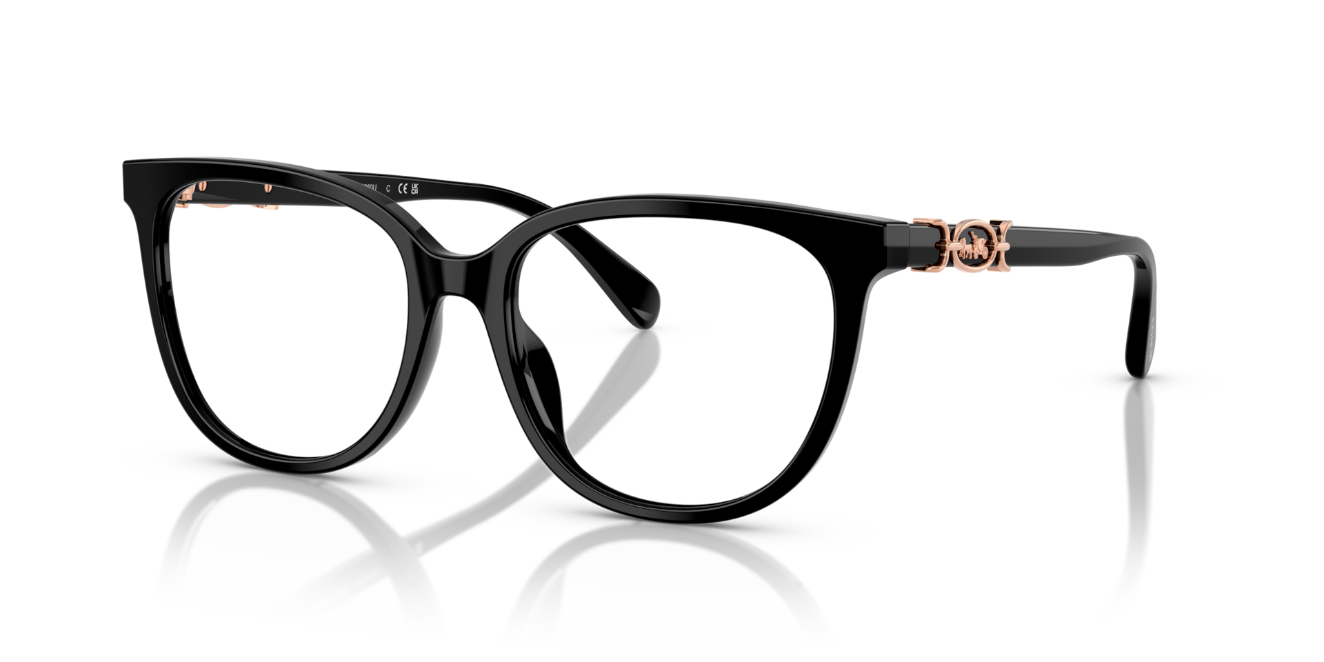 Coach HC6260U Square Eyeglasses - Black
