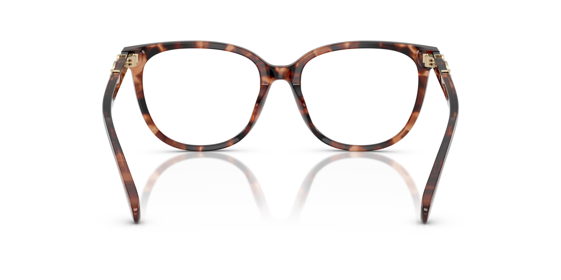 Coach HC6260U Square Eyeglasses - Peach Tortoise