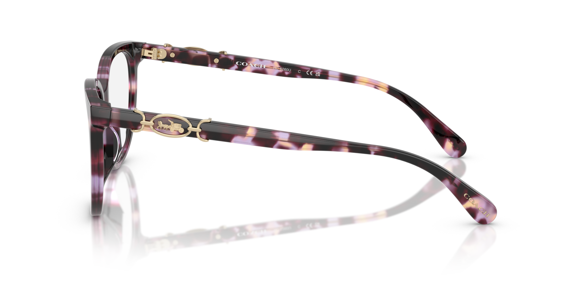 Coach HC6260U Square Eyeglasses - Black