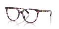 Coach HC6260U Square Eyeglasses - Purple Tortoise