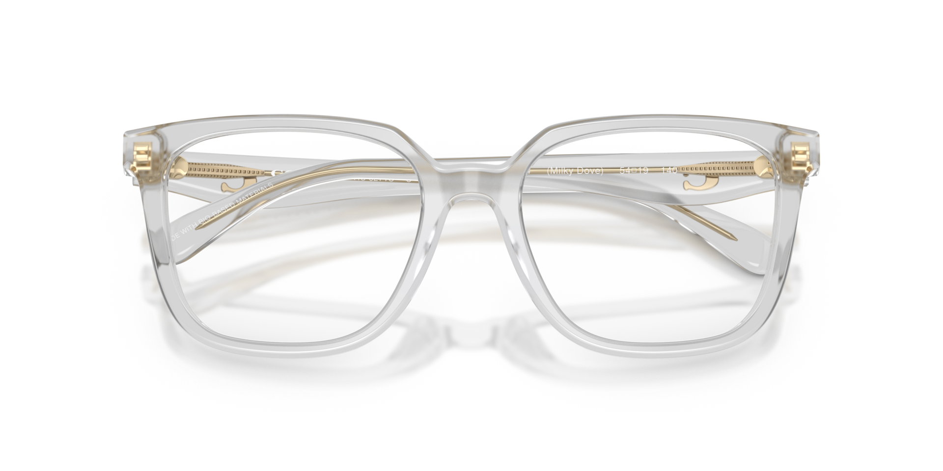 Coach HC6271U Square Eyeglasses - Milky Dove
