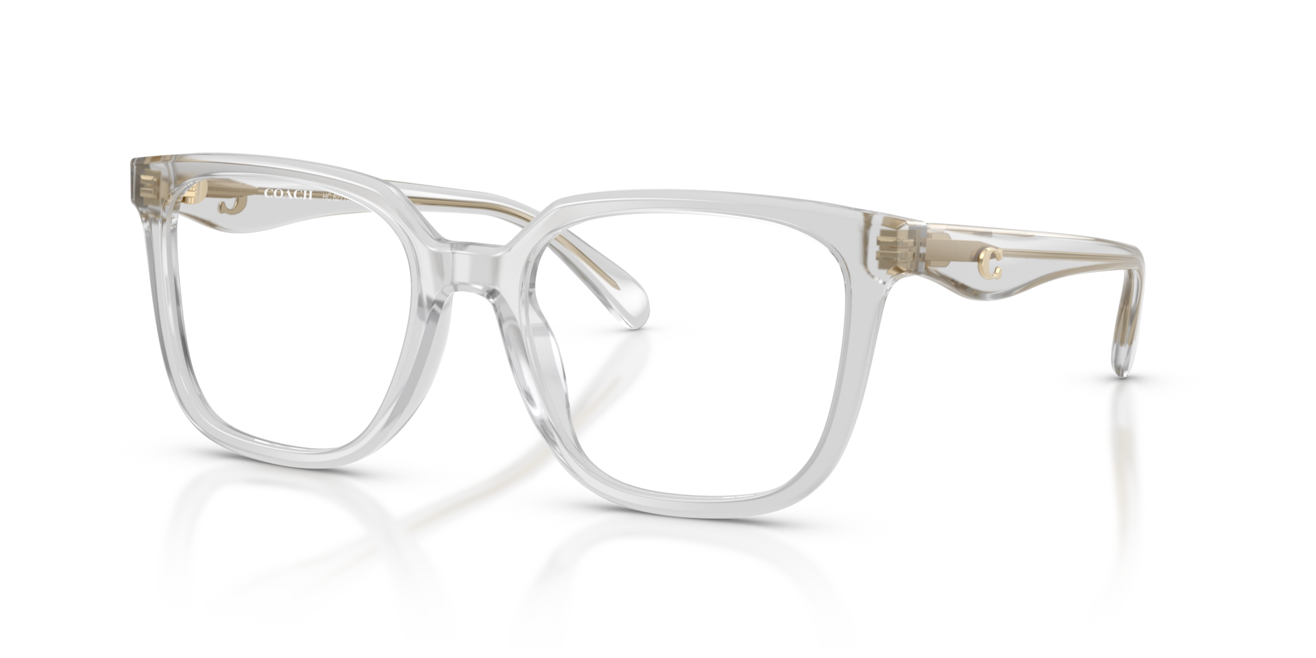 Coach HC6271U Square Eyeglasses - Milky Dove