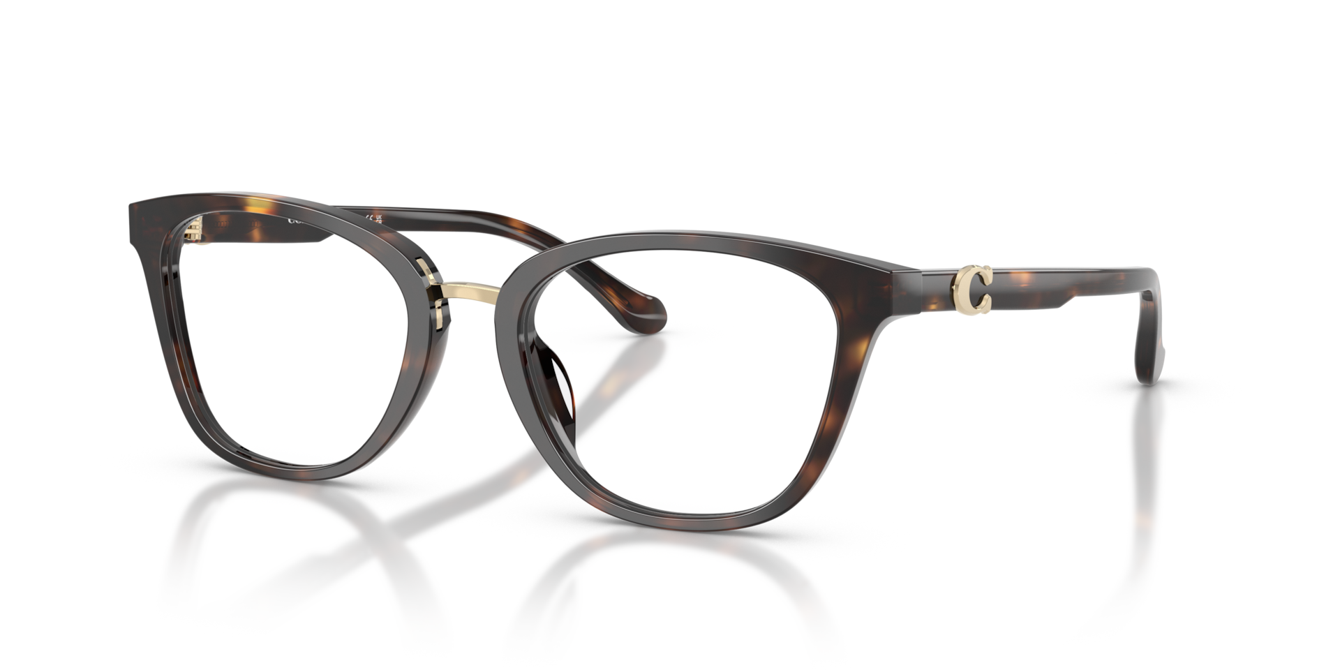 Coach HC6272U Square Eyeglasses - Dark Tortoise